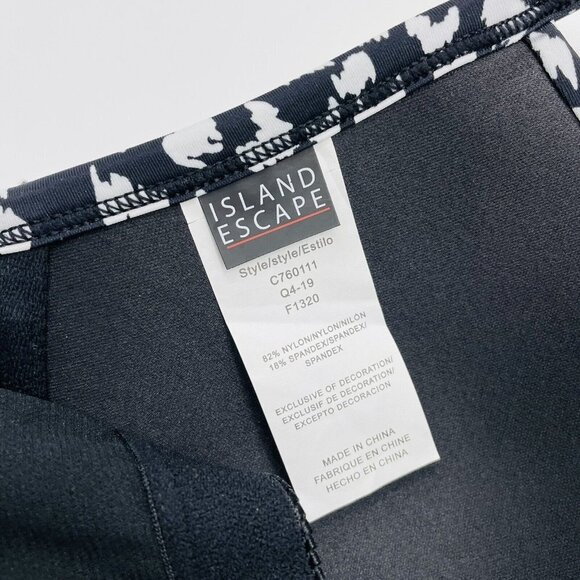 Island Escape Womens Size 6 Animal Kingdom Scorpio Printed Underwire Tankini 321 - Picture 7 of 7